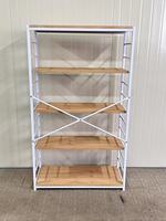 Vente d'usine étagère de rangement en bois hauteur réglable étagère de rangement pour armoire chambre