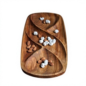 Bandeja de Madera con Forma de Pulpo para Charcutería de ZamZam Industries, Resistente al Calor, Ligera, Diseño Art Deco para Decoración Familiar - Product Image 3
