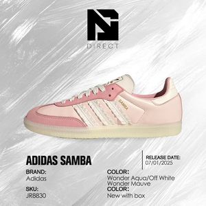 Adidas Wmns Samba 'ruffle Stripes Pack - Wonder Mauve' Zapatos transpirables y elegantes para mujer, zapatillas de deporte a la moda - Product Image 6