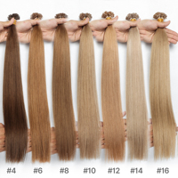 Honor Hair Supreme One Single Donor 100% Cheveux Vierges Double Drawn Extensions de Cheveux Humains à Pointe Kératine Pré-Collée