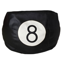 Fauteuil pouf en forme de balle de billard taille adulte pour enfants, canapé de sol ultra confortable, pouf de sol, canapé-lit