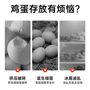 <b>Egg</b> <b>Storage</b> Box Refrigerator Drawer Type With Lid Airtight Food Container Kitchen Organizer For <b>Eggs</b> - Product Image 4