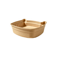 Litière pour chat biodégradable en forme d'oreilles de chat, anti-fuite, à usage unique, portable, pour la maison et les voyages