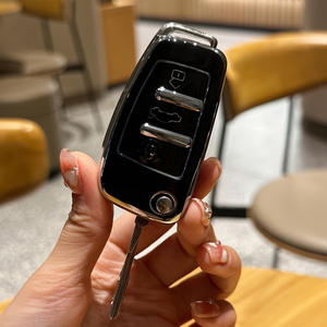 Coque de clé pliable 3 boutons pour <span class=keywords><strong>Audi</strong></span>, compatible avec A1, A3, <span class=keywords><strong>Q3</strong></span>, Q7, R8, A6L, TT - Product Image 3