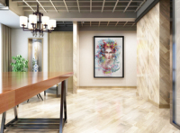 Moderne Décoration Murale Peintures De Mode Fille Art Peinture Wrap Sur Toile Pour Hôtel Projet