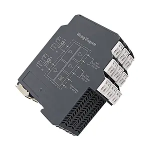 Isolator sinyal analog industri input 4-20ma 0-10v konverter sinyal output bersama untuk dcs plc