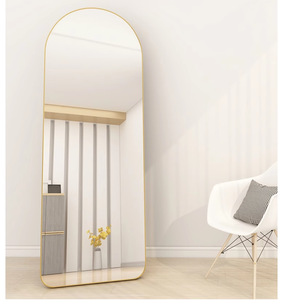 All'ingrosso il moderno telaio ad arco in lega di alluminio è posto sullo specchio <span class=keywords><strong>a</strong></span> <span class=keywords><strong>terra</strong></span> per uso decorativo - Product Image 1
