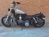 Réservoir d'essence de moto pour Harley Dyna 1999 2000 2001 2002 2003 fer