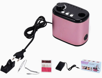 Polisseuse à ongles 45000 tr/min à vitesse réglable, polisseuse électrique professionnelle de bureau pour le retrait de vernis à ongles