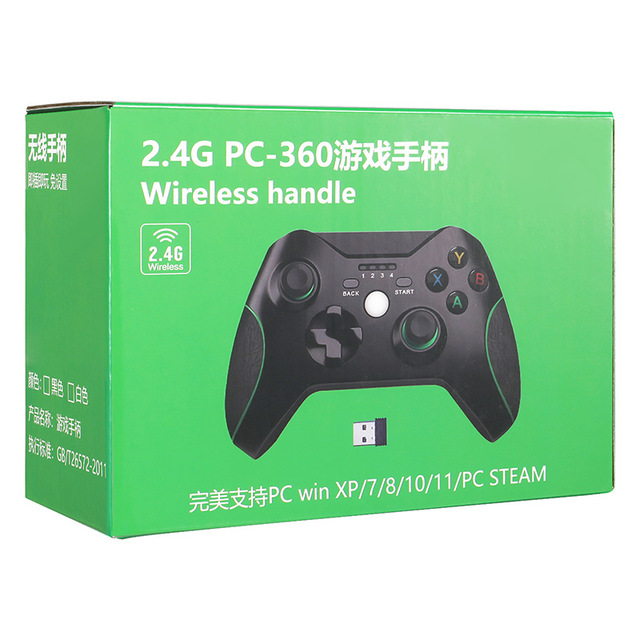 Smart TV Game Box Wireless 2.4GHz Game Controller with Vibration Motor for PC Steam Games on Windows