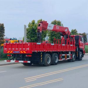 Camion de fret Dongfeng 8X4 avec grue télescopique de 25 tonnes, camion-grue monté pour travaux de construction - Product Image 5