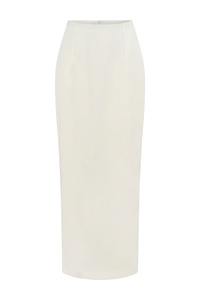 Top tendance gel femmes élégant Style décontracté jupe crayon respirant laine goutte taille automne bureau porter fabriqué au Vietnam - Product Image 2