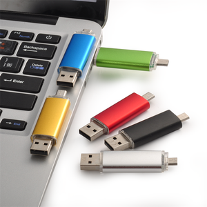 Myemuun Paquete de 2 Unidades Flash USB 2.0 y Tipo-C de 128 <span class=keywords><strong>GB</strong></span> 2 en 1 |   Unidad de Memoria USB de Doble Interfaz (Negra + Azul) - Product Image 4