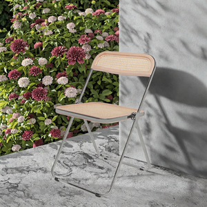 A-05 Portable <b>Foldable</b> Modern HDPE Frame <b>Garden</b> Outdoor Dining Living Room Hotel School -Patio <b>Chair</b> - Product Image 3
