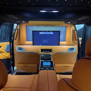 Ghế ngồi xe hơi sang trọng được thiết lập với vách ngăn, nâng Kính bảo mật TV cho Navigator SUV 7 đến 4 đi xe không gian thoải mái cho ESCALADE