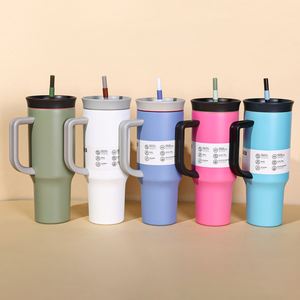 Cross-border 304 Stainless Steel Vacuum <b>Flask</b> <b>Bottle</b> 40oz Large-capacity Handle Car/outdoor Use Featuring 6-12 Hours Thermal - Product Image 1