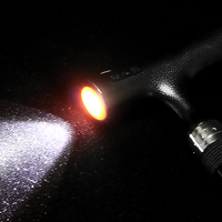 S26TSFC28- # H #      Bâton de marche à quatre branches en fibre de carbone avec lumières LED, 360 °   Attelle télescopique pour cheville, adaptée aux personnes handicapées