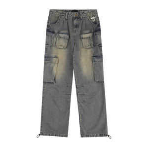 Pantaloni Cargo da Donna <span class=keywords><strong>SMO</strong></span>, Stile Vintage con 6 Tasche, Vita Alta, per l'Inverno - Product Image 3