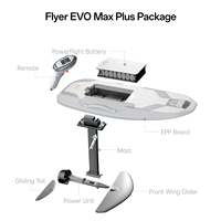 Entrepôt UE - Waydoo EFoil Flyer EVO Max Plus 130L - Hydrofoil électrique stable 6000W pour débutants - Livraison rapide