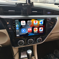Autoradio Android 15 de 10 pouces avec GPS pour Toyota Corolla 2014-2017, CarPlay sans fil, Android Auto, lecteur multimédia