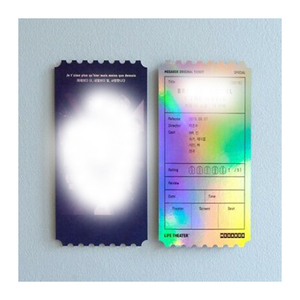 Billet d'avion <span class=keywords><strong>de</strong></span> voyage personnalisé avec impression double face, hologramme et paillettes pour Kpop - Product Image 2