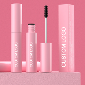 Gel de pestañas con logotipo personalizado de OEM, Etiqueta Privada, resistente al agua, orgánico, alto volumen, Vegano, pestañas, tubo de fibra negra, crema de máscara - Product Image 1