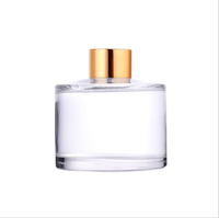 100ml Classique Mat Noir Blanc Rond Reed Diffuseur En Verre Bouteille