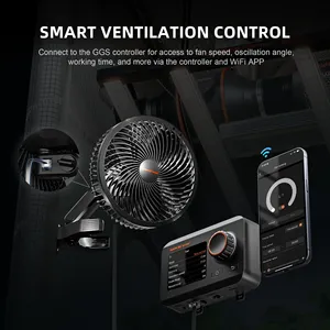 Bộ đèn trồng cây LED quang phổ toàn diện Spider Farmer SF1000 301H EVO, quạt kẹp 6 inch, hệ thống thông gió 4 inch, bộ dụng cụ trồng cây hoàn chỉnh 2x2ft - Product Image 6