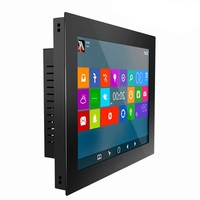 Komputer Industri 10" 12" 15 Inch All in One PC Mini Tablet Panel Layar Sentuh Resistif Intel Core I3 Win 10 PRO 2GB RAM