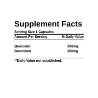 FM OEM/ODM Qualité Quercétine Poudre Capsule Bromélaïne Pilules Extrait Naturel Quercétine Avec Bromélaïne Santé Supplément