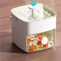 HYRI 2 en 1 glacière avec poignée ménage cuisine lait eau jus Double couche stockage glacière bac