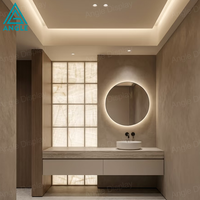 Étagères de magasin de détail LED modernes et simples, présentoirs personnalisés, design d'intérieur pour salon de beauté des ongles et spa