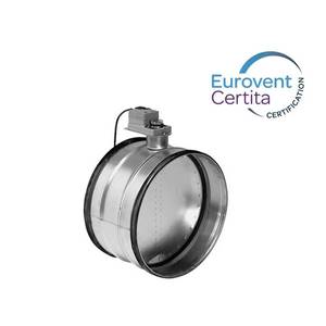 Plénum industriel rectangulaire en mousse de polyuréthane à 6 zones avec registres motorisés Lindab de 160 ou 200 mm Plénum-6-zones-serrande Industri - Product Image 6