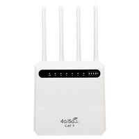 Router Nirkabel 4G CPE LTE dengan Slot Kartu SIM CAT7 Jaringan Gigabit Kecepatan Tinggi Baterai Opsional untuk Penggunaan di Rumah, Kantor & Perjalanan