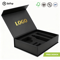 GOTOP Aanpasbare Recyclebare Golfkartonnen Map met Embossing, UV-coating en Matte Laminatie voor Bedrijfs- en Kantoorgebruik
