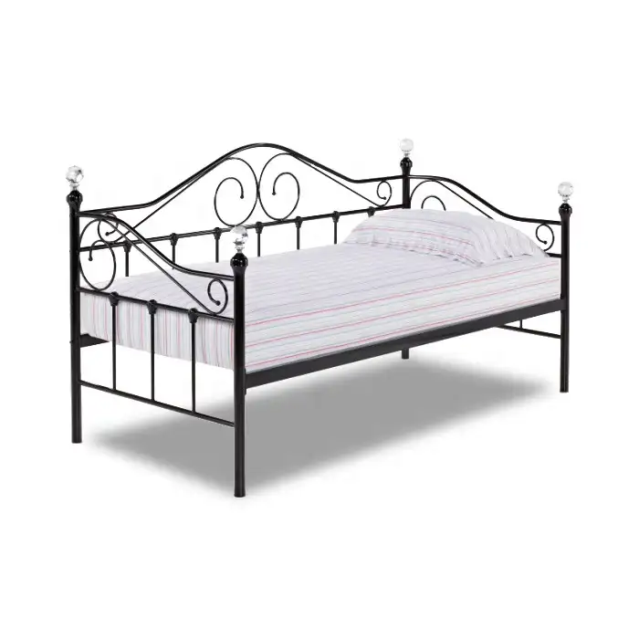 Горячая Распродажа, высококачественная металлическая дневная кровать королевского дизайна