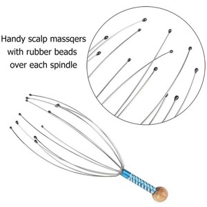 Masajeador de Cabeza Relajante, Masaje de Garras para el Cuello, Alivio del <span class=keywords><strong>Dolor</strong></span>, Relajación del <span class=keywords><strong>Cuero</strong></span> <span class=keywords><strong>Cabelludo</strong></span>, Estimulación de la Circulación Sanguínea para el <span class=keywords><strong>Dolor</strong></span> de Cabeza - Product Image 2