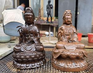 बिक्री के लिए बड़े आकार कांस्य बुद्ध प्रतिमा पानी के फव्वारे - Product Image 5