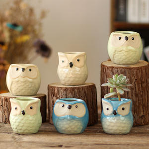 Maceta de Jardín de Arcilla Divertida <span class=keywords><strong>y</strong></span> Bonita con Forma de Animal para el Día de la Madre, Económica, para Plantas, Decoración de Jardín - Product Image 2