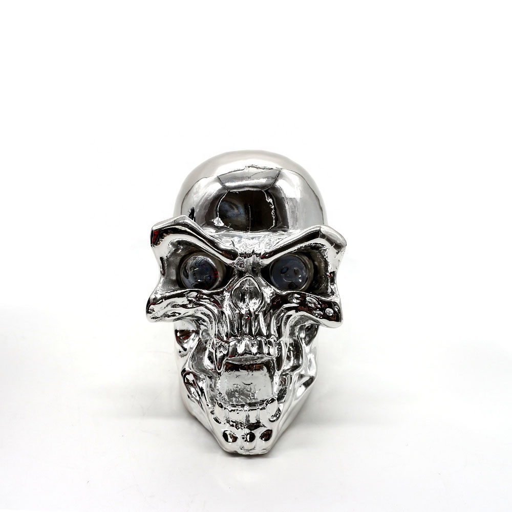 Универсальная светодиодная передняя фара с черепом для Мотоциклов Harley, Honda, Yamaha, Suzuki