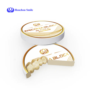 Hongchon 4D Pro multistrato dentale interamente in ceramica blocco Zirconia laboratorio dentale Super traslucenza dentale disco Zirconia dentale - Product Image 2