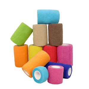 <span class=keywords><strong>Bande</strong></span> <span class=keywords><strong>de</strong></span> fixation auto-adhésive en coton pour usage médical, sportif et protection, élastique et compressive, pour poignet, genou, cheville et animaux, 5cm x 5m, Classe I - Product Image 5
