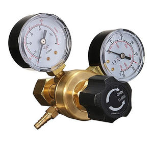 Régulateur de pression de gaz de soudage TIG pour argon CO2 GPL propane acétylène, matériau en laiton, application industrielle, débitmètre - Product Image 1