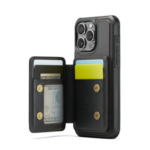 Nouvelle coque de smartphone magnétique détachable de luxe pour iPhone 16 Pro 14 13 12 <span class=keywords><strong>11</strong></span> avec protection RFID 2 en 1 pour iPhone 15 Pro - Product Image 1