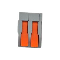 Bloc de bornes à ressort compact LT-2604-2 à 2 positions, pas de 5,0 mm, entrée de fil horizontale pour les configurations de cartes de contrôle compactes