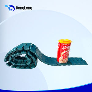 Cadena Plana De Plastico 1060 Serie Curva Lateral Cinta Transportadora Con Rueda Dentada - Product Image 2