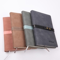 Articles de papeterie scolaire, logo personnalisé imprimé, couverture souple en cuir PU, organisateur A5, agenda personnalisé, carnet de voyage, agenda de bureau