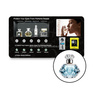 Touch Screen Wall <b>Mounted</b> Small Perfume Fragrance <b>Spray</b> Vending Machine with SDK Function Credit Card Payment 5*100ml Capacity - Product Image 1