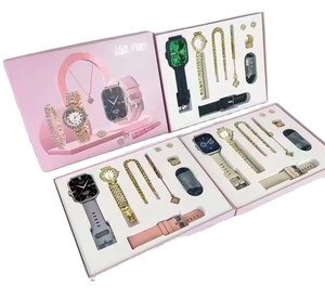 2025 A58 <span class=keywords><strong>Plus</strong></span> orologio da donna oro <span class=keywords><strong>unico</strong></span> combinazione Smartwatch da donna oro collana anello doppio cinturino Smartwatch da donna - Product Image 1