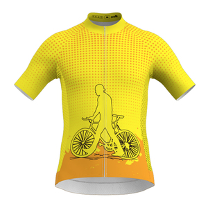 HIRBGOD – maillot de cyclisme haut de gamme pour hommes, sangle antidérapante, vêtement de vélo de <span class=keywords><strong>route</strong></span>, coupe ajustée, <span class=keywords><strong>tenue</strong></span> de vélo en plein air, maillot de cycliste d'été - Product Image 1